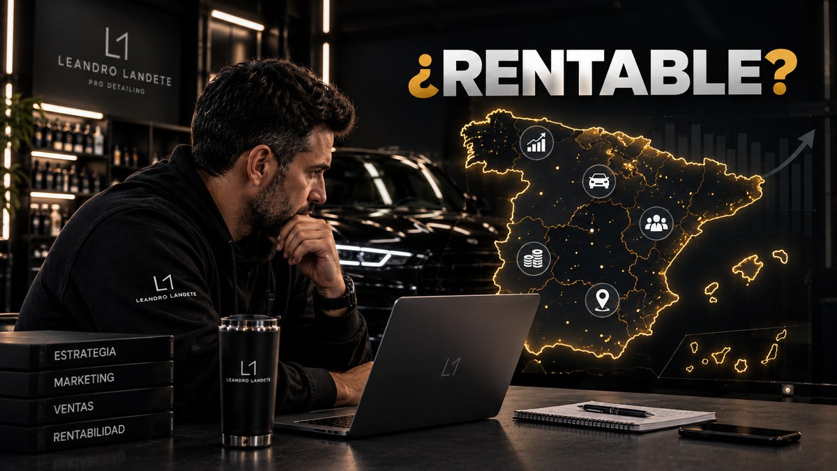 ¿Es rentable un negocio de detailing en España en 2026 y 2027? Datos, oportunidades y claves